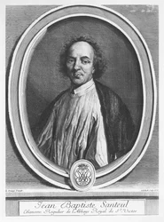 Porträt von Jean-Baptiste de Santeul